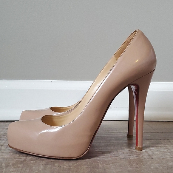Christian Louboutin Shoes - Christian Louboutin Rolando Heels in Nude